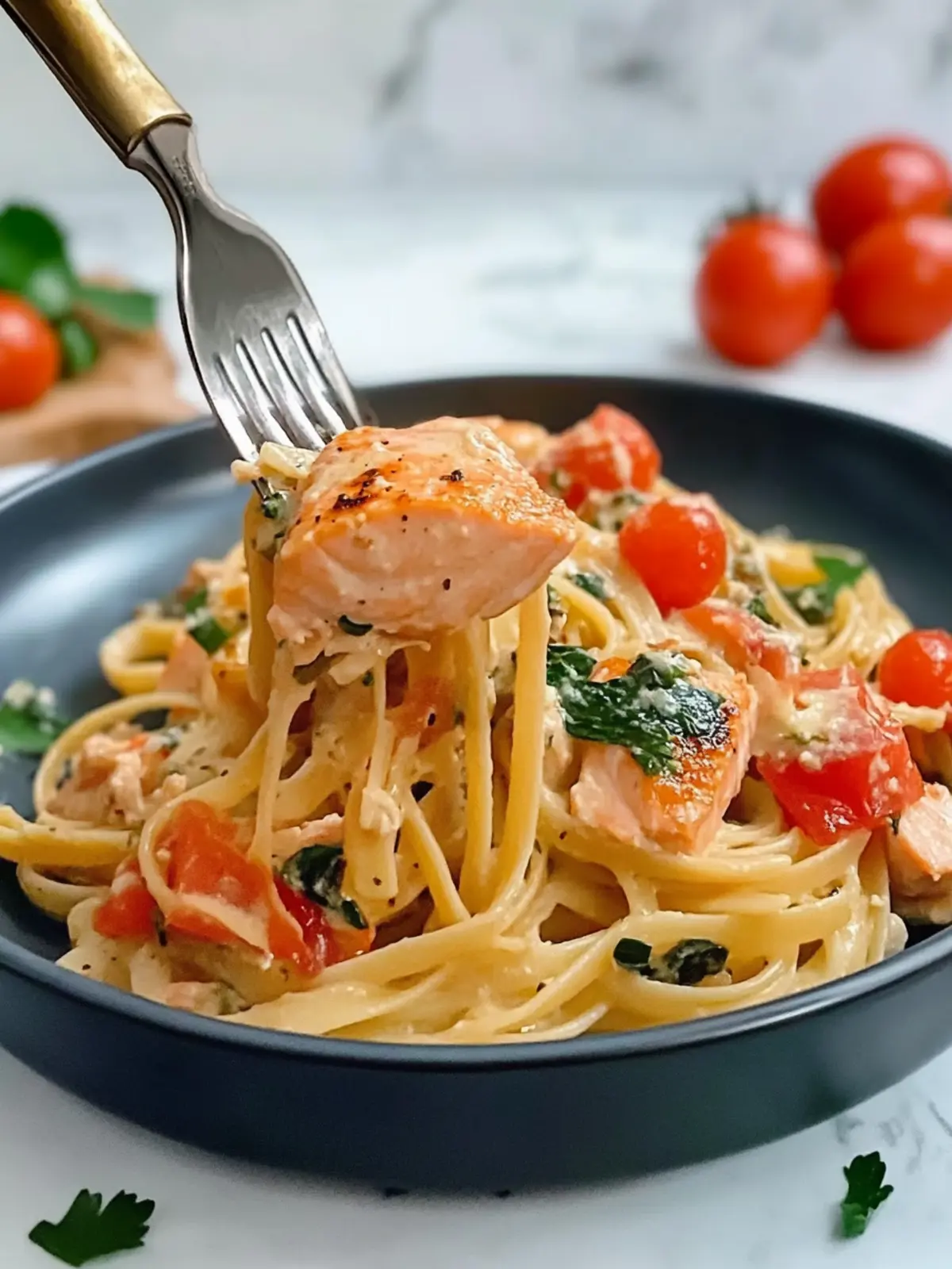 Healthy & Creamy Tuscan Salmon Pasta Ready in 30 Minutes 5 Healthy & Creamy Tuscan Salmon Pasta