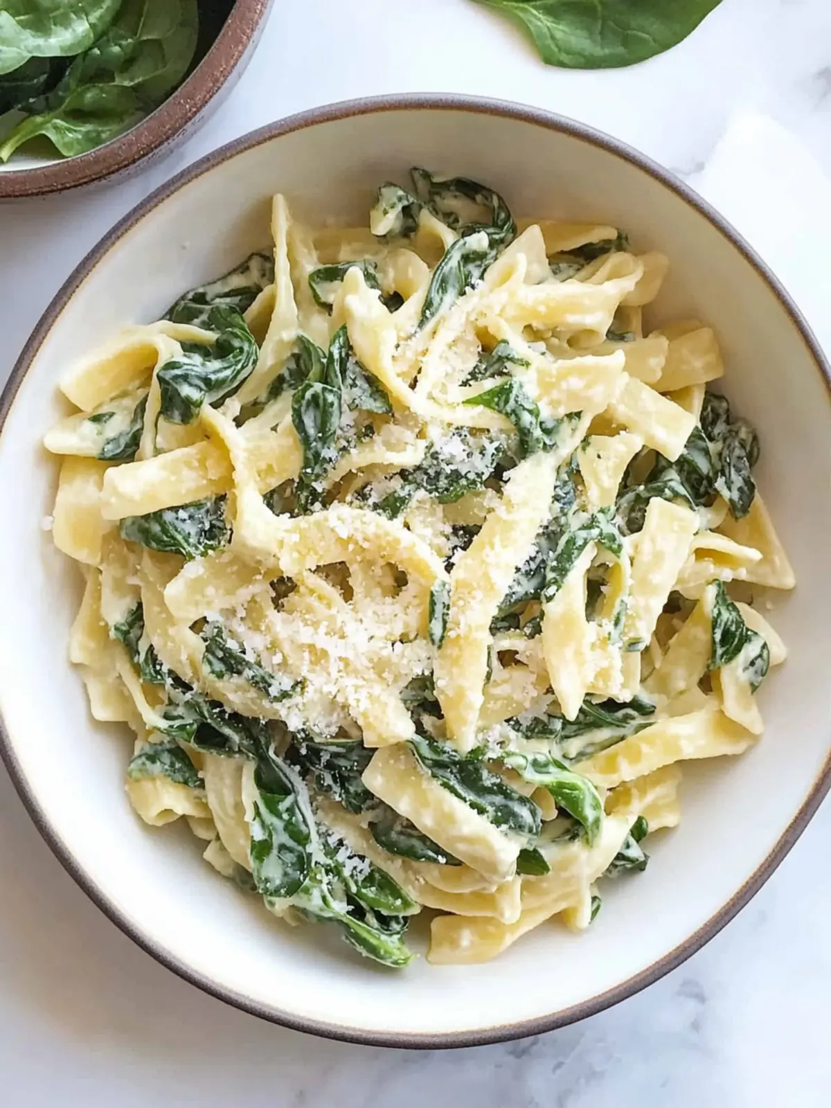 Pasta with Spinach