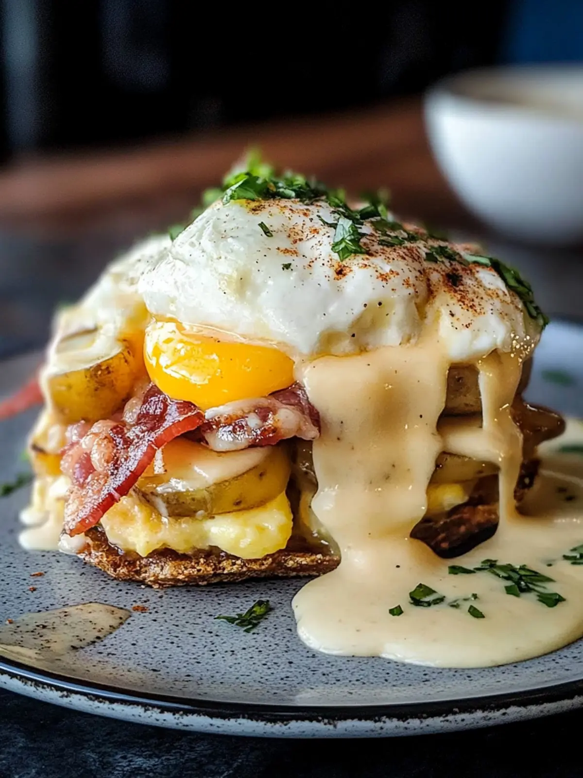 Eggs Benedict Bacon Potato Pie You'll Crave Every Weekend 4 Eggs Benedict Bacon Potato Pie