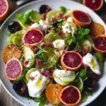 Vibrant Roasted Leek & Blood Orange Salad with Burrata Bliss 7 Roasted Leek & Blood Orange Salad with Burrata Cheese