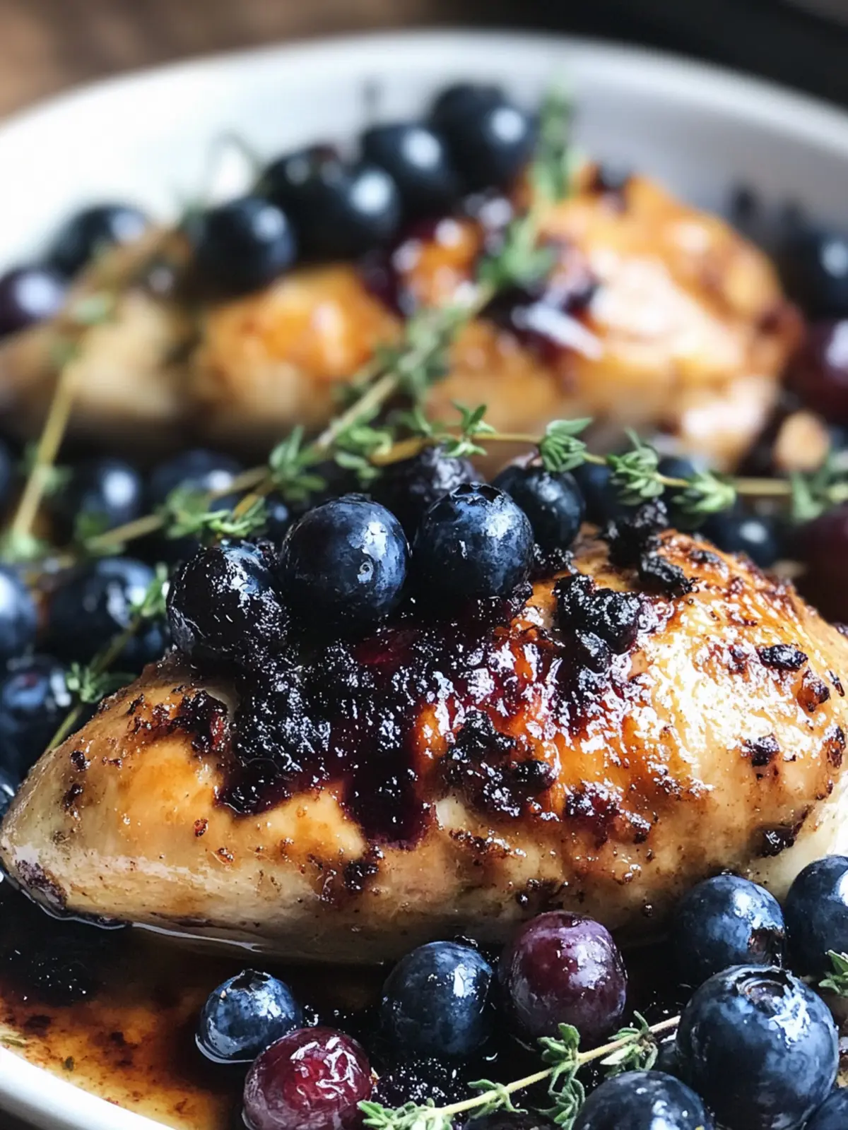 Blueberry Thyme Chicken: A Sweet and Savory Dinner Delight 4 Blueberry Thyme Chicken