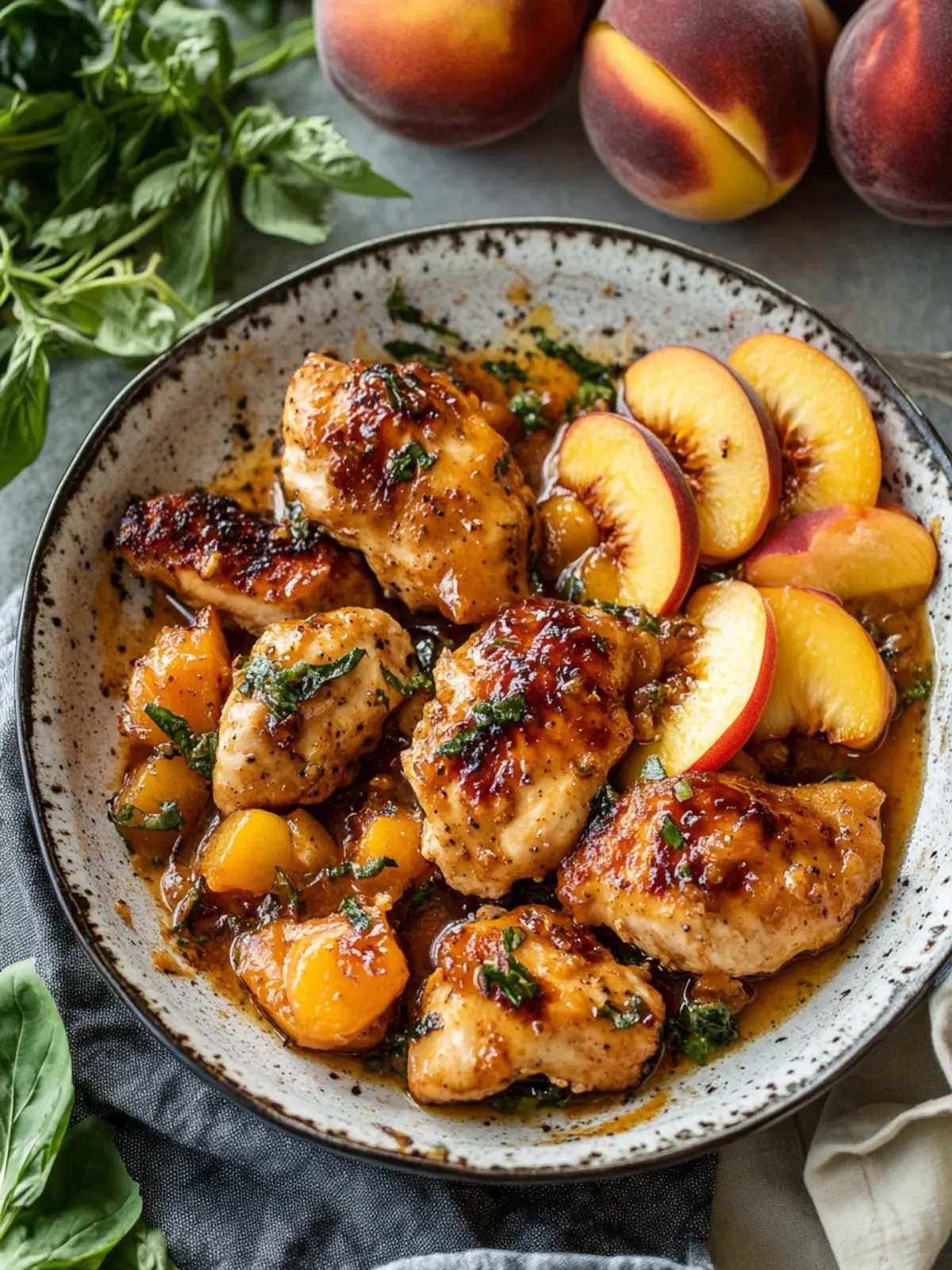 Savor Sweet Honey Butter Peach Chicken in 35 Minutes 2 Honey Butter Peach Chicken