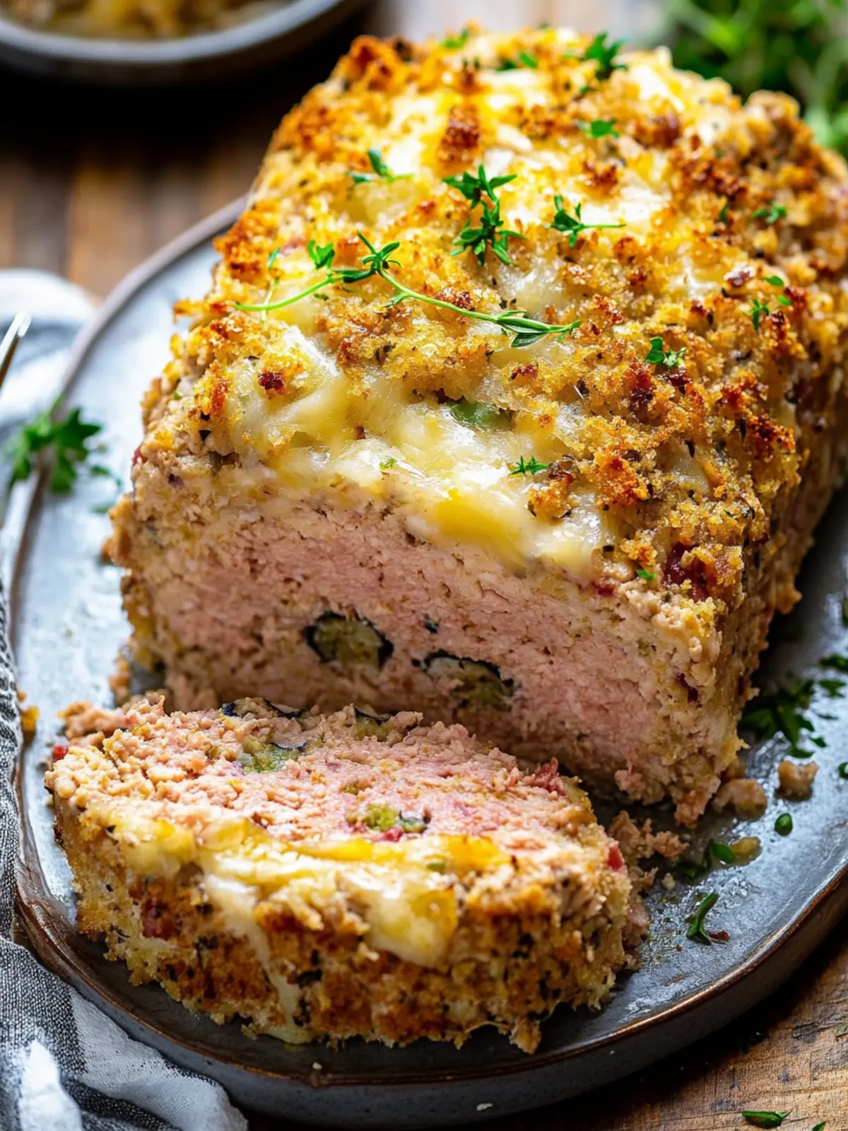 Savory Chicken Cordon Bleu Meatloaf for a Cozy Dinner 4 Chicken Cordon Bleu Meatloaf