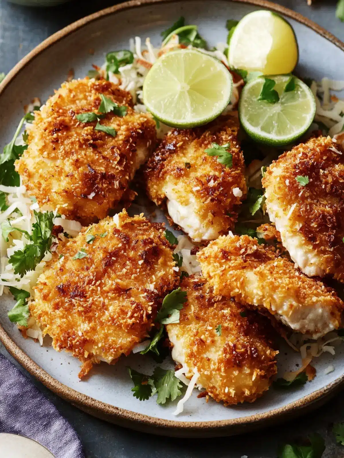 Crunchy Coconut Chicken