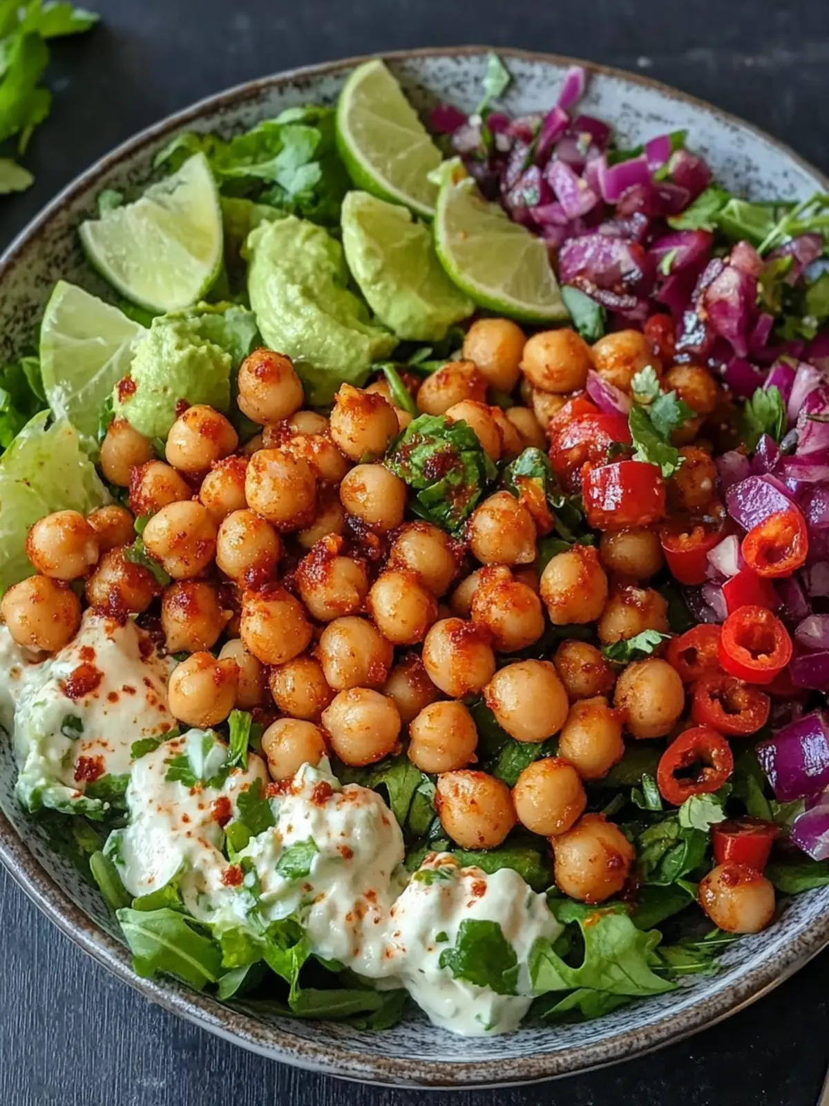 Fresh Crispy Chili Lime Chickpea Salad for Vibrant Crunch! 2 Fresh Crispy Chili Lime Chickpea Salad