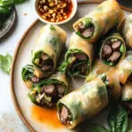 Satisfy Cravings Fast: 20 Minute Thai Basil Beef Rolls 9 20 Minute Thai Basil Beef Rolls.