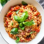 Savor Healthy One-Pan Couscous With Garlic, Tomato, and Basil 9 Healthy One-Pan Couscous With Garlic, Tomato and Basil