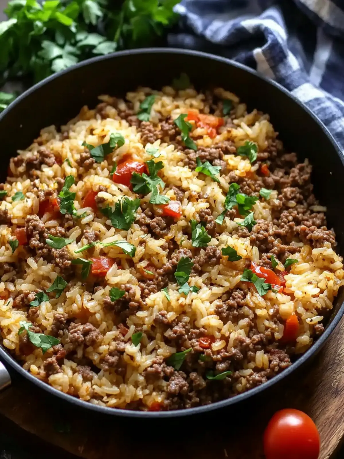Quick and Easy Ground Beef and Rice Skillet Your Family Will Love 3 Easy Ground Beef and Rice Skillet