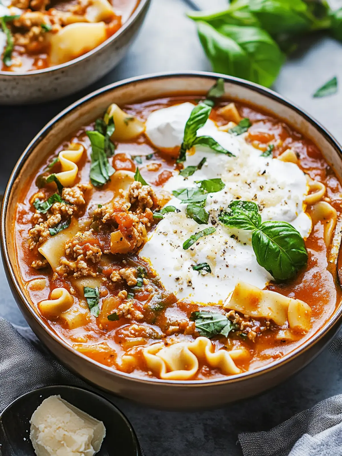 Easy Slow Cooker Lasagna Soup That'll Wow Your Taste Buds 2 Easy Slow Cooker Lasagna Soup