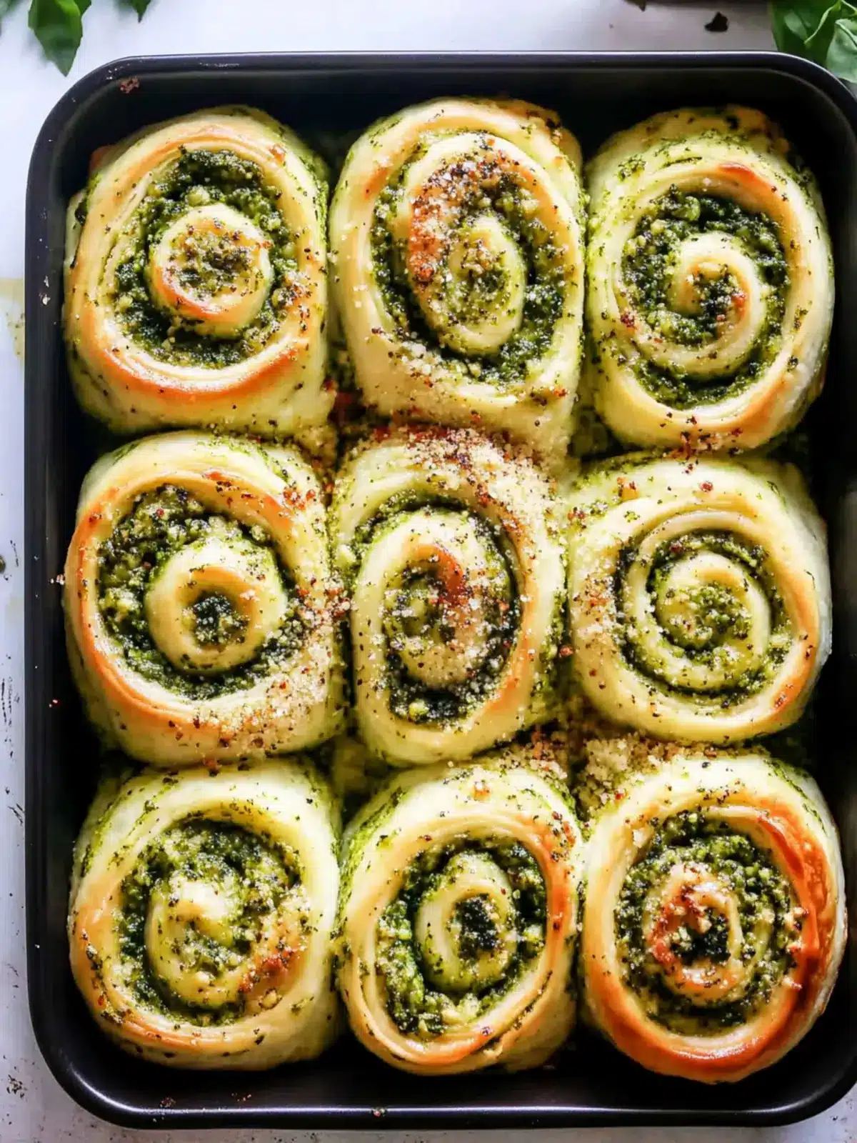 Mouthwatering Cheesy Pesto Rolls for Epic Family Dinners 3 Cheesy Pesto Rolls