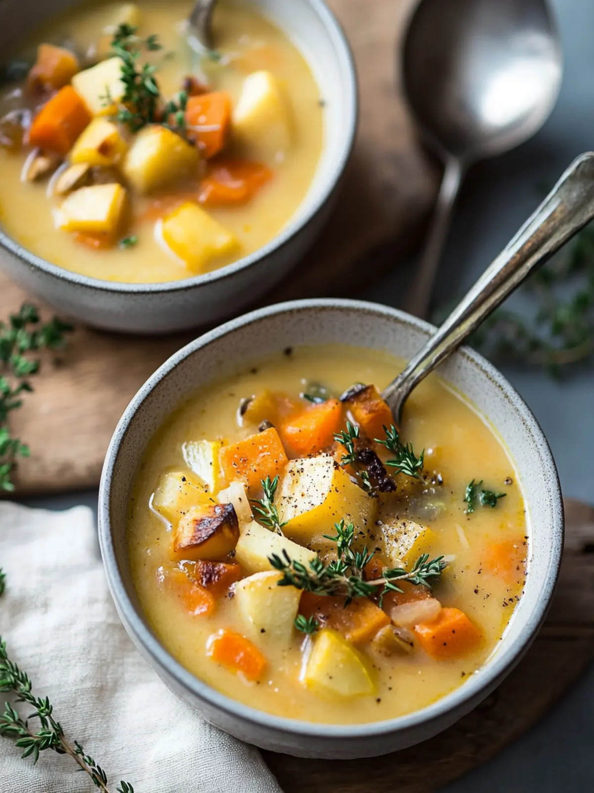 Rustic Roasted Winter Vegetable Chowder for Cozy Nights 3 Rustic Roasted Winter Vegetable Chowder