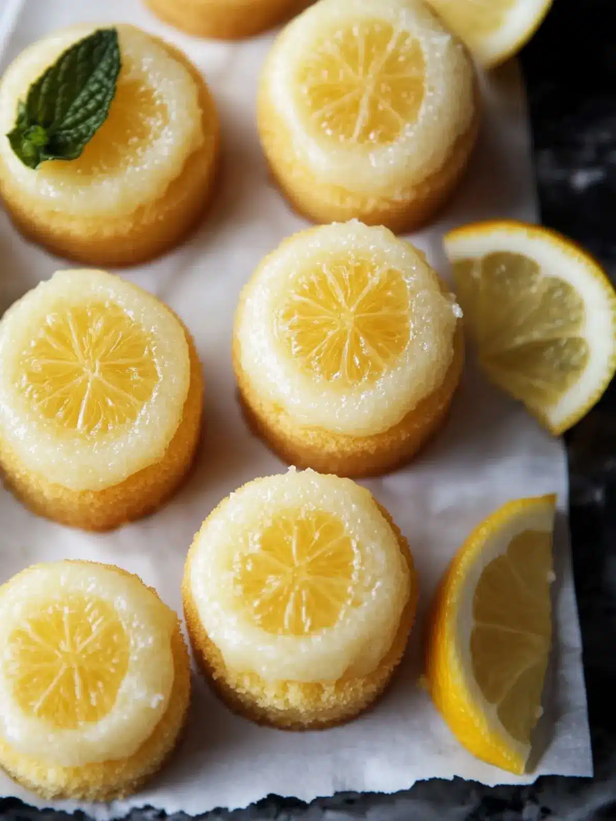 Deliciously Sweet Mini Lemon Drop Cakes You’ll Love 3 MINI LEMON DROP CAKES