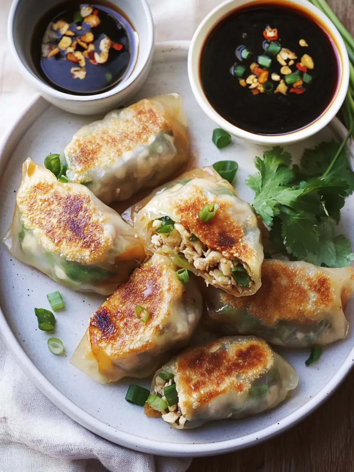 Crispy Rice Paper Chicken Dumplings for an Epic Crunch! 5 Crispy Rice Paper Chicken Dumplings