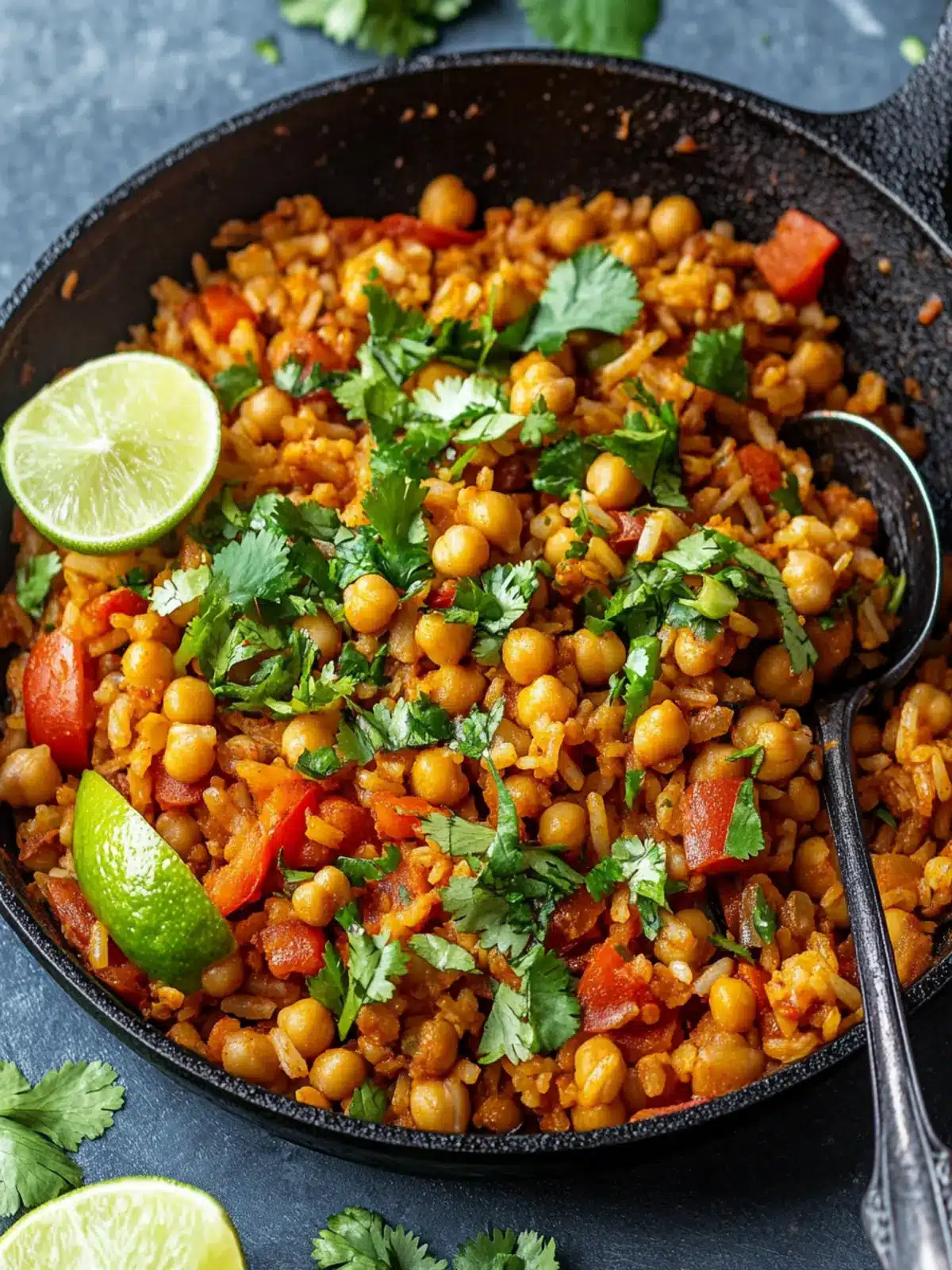 Taco-Spiced Chickpea and Rice Skillet Ready in 40 Minutes 4 Taco-Spiced Chickpea and Rice Skillet