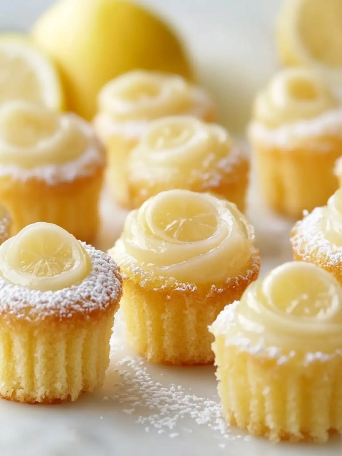 Irresistible Mini Lemon Drop Cakes for a Sweet Citrus Escape 4 Mini Lemon Drop Cakes