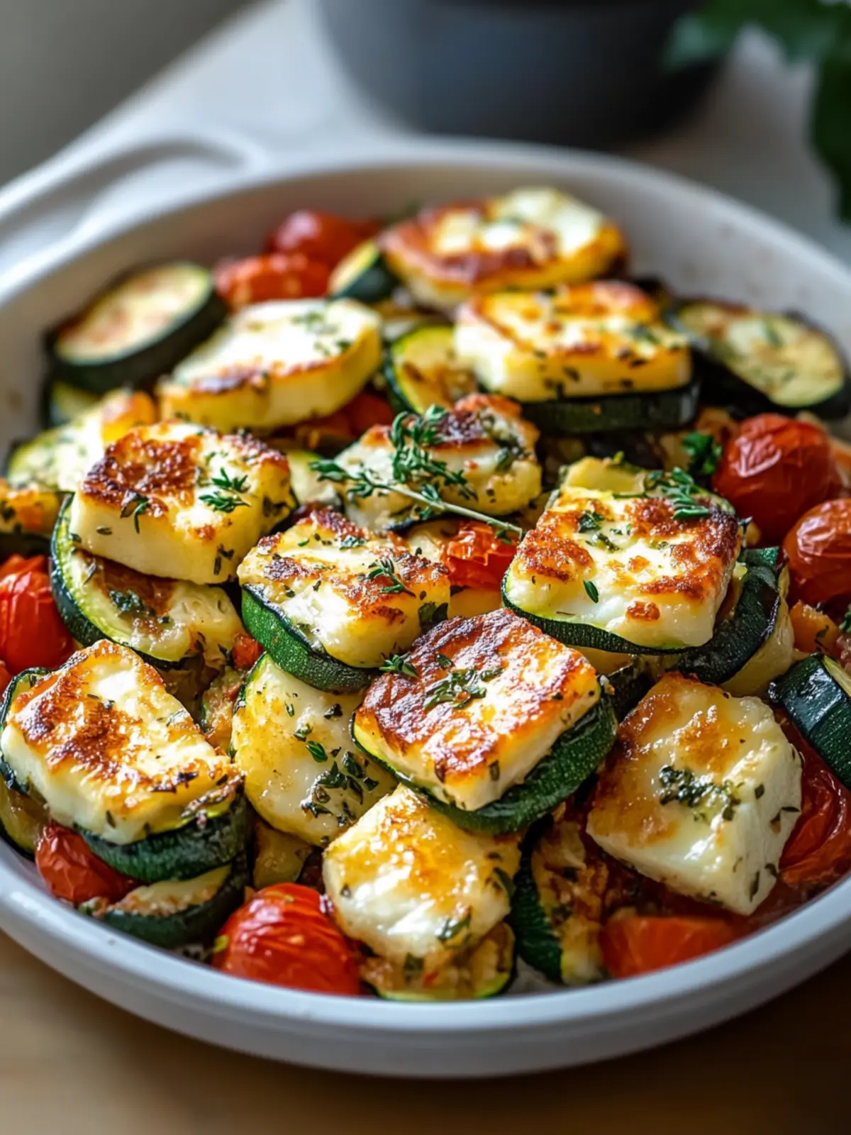 Savory Mediterranean Zucchini and Halloumi Bake You'll Love 5 Savory Mediterranean Zucchini and Halloumi Bake