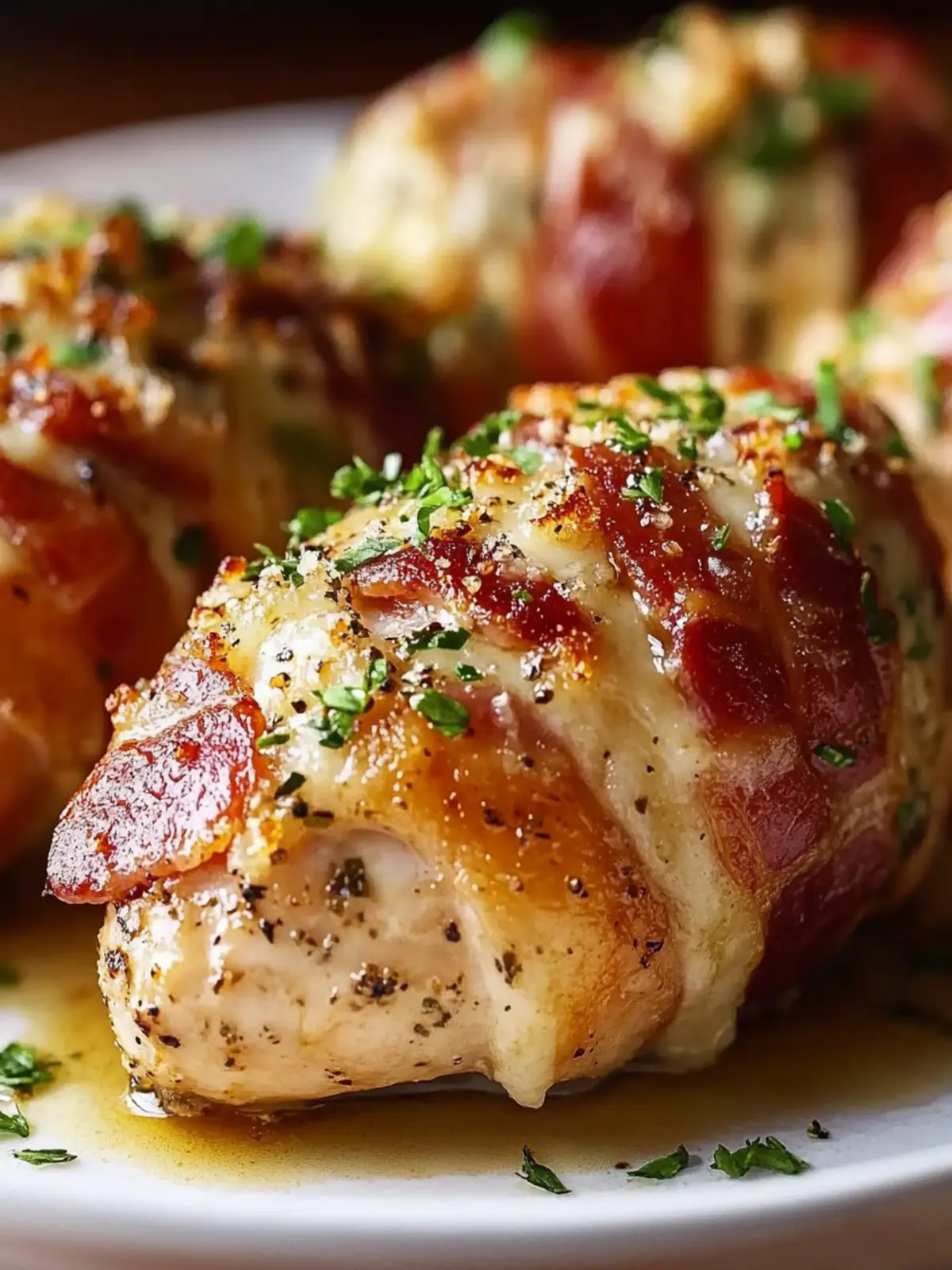 Bacon Wrapped Garlic Parmesan Chicken: Your Next Dinner Hit 3 Bacon Wrapped Garlic Parmesan Chicken