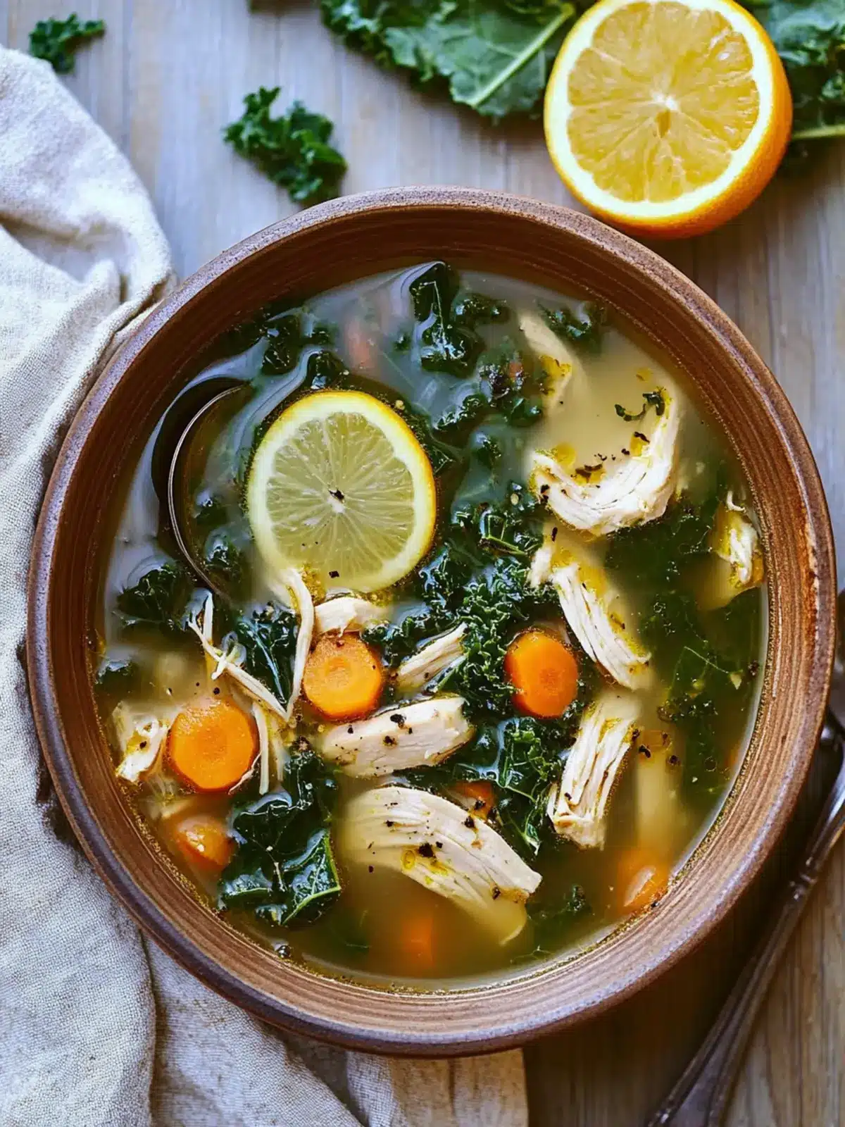 Savory Chicken Kale Soup Loaded with Flavorful Goodness 5 Chicken Kale Soup