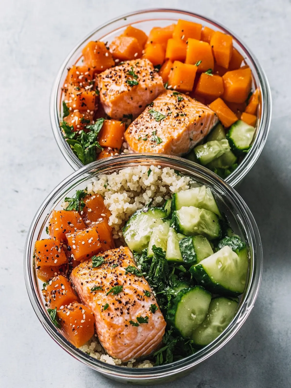Easy Salmon Meal Prep Bowl: Healthy, Flavor-Packed Delight 5 Easy Salmon Meal Prep Bowl
