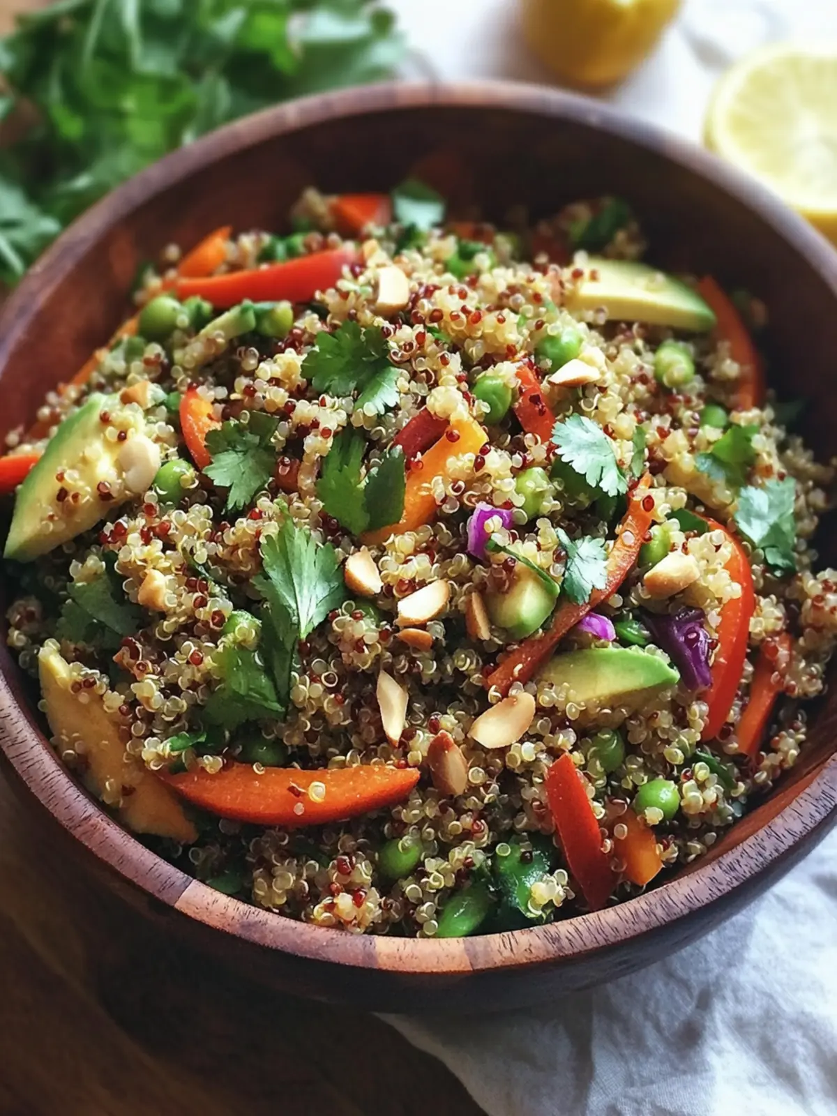 Elevate Your Day with Thai Quinoa Crunch Salad Bliss 5 Thai Quinoa Crunch Salad