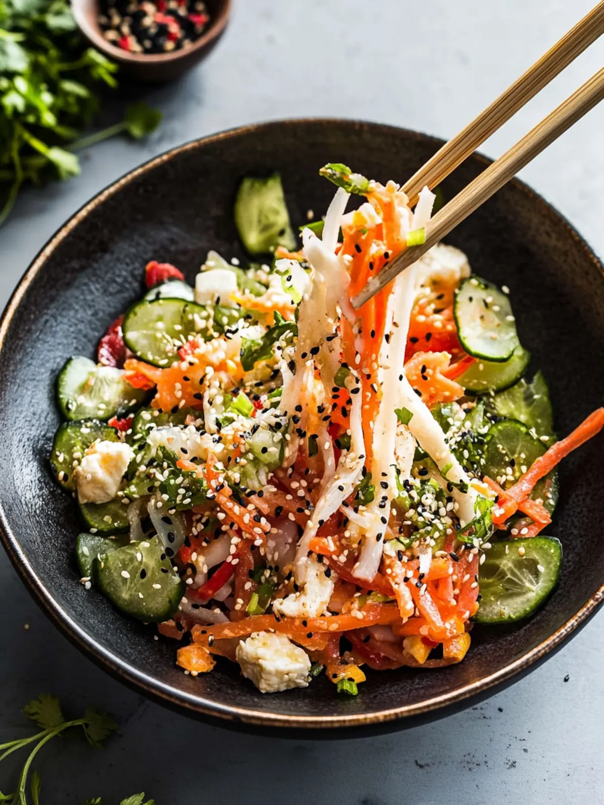 Zesty Japanese Kani Salad: A Fresh Twist on a Classic Dish 2 Japanese Kani Salad