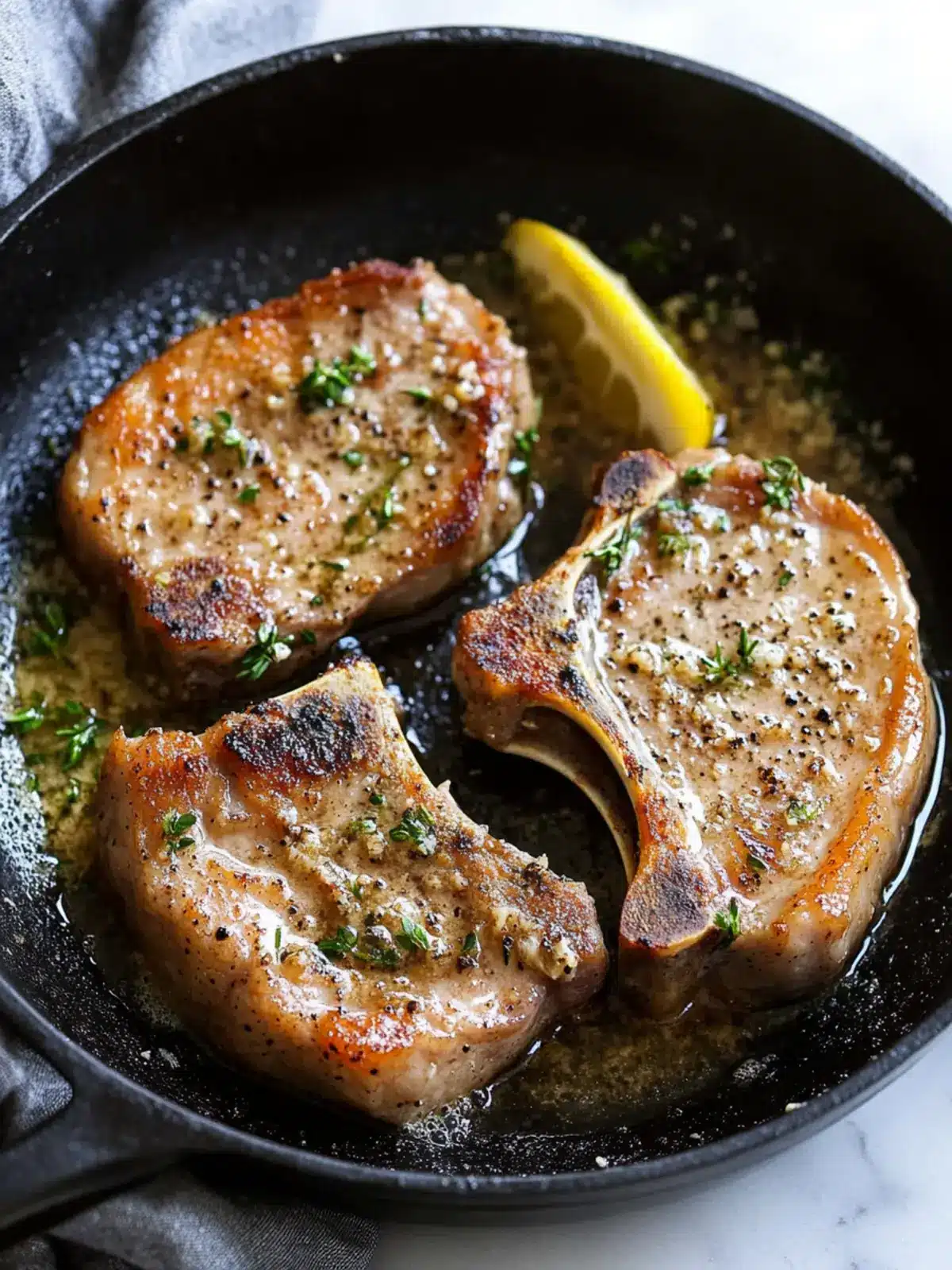 Savor 15-Minute Garlic Butter Pork Chops for Dinner Bliss 3 15-Minute Garlic Butter Pork Chops