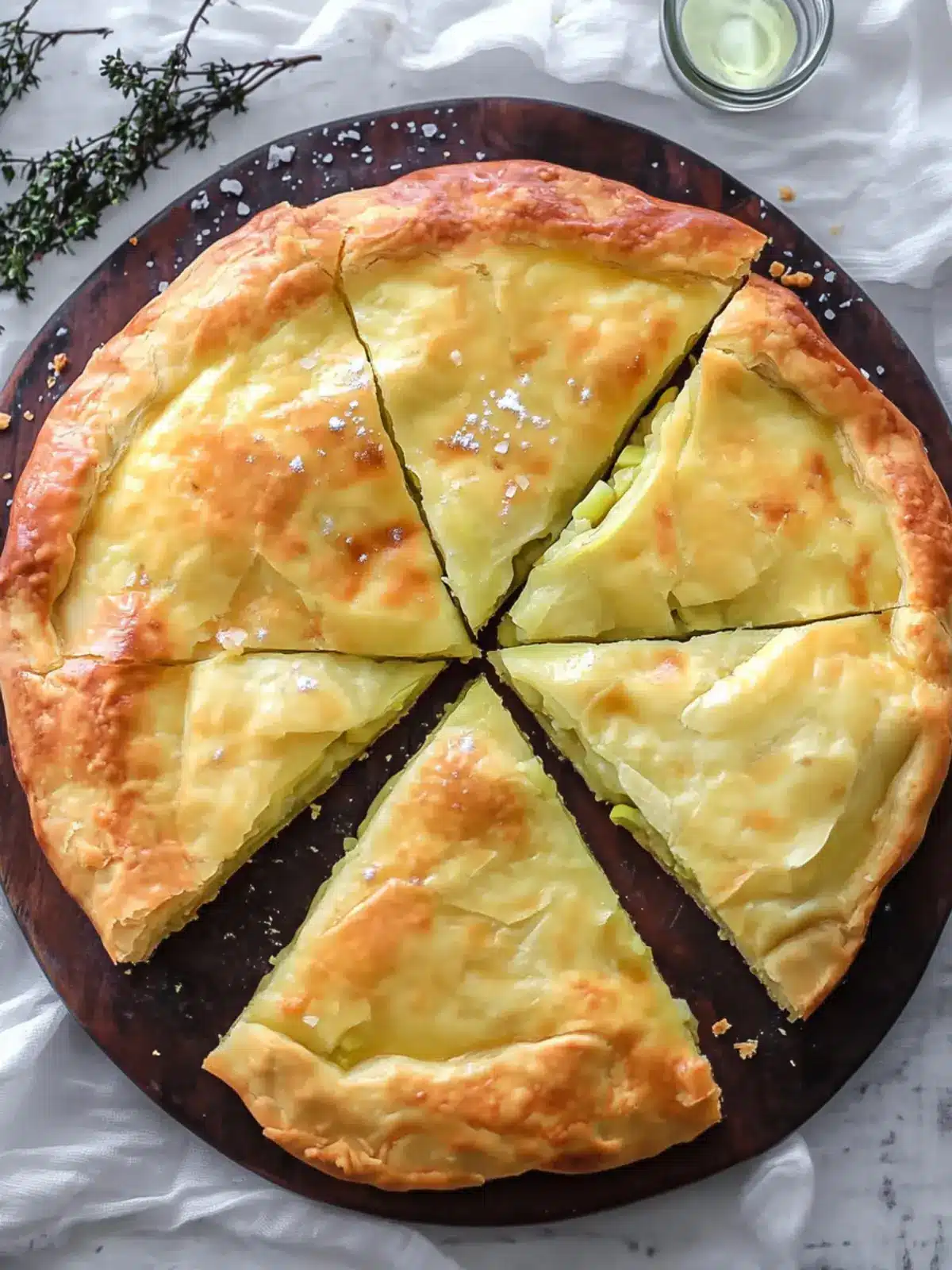 Heavenly Prasopita: A Cozy Greek Leek Pie to Savor 2 Prasopita (Greek Leek Pie)