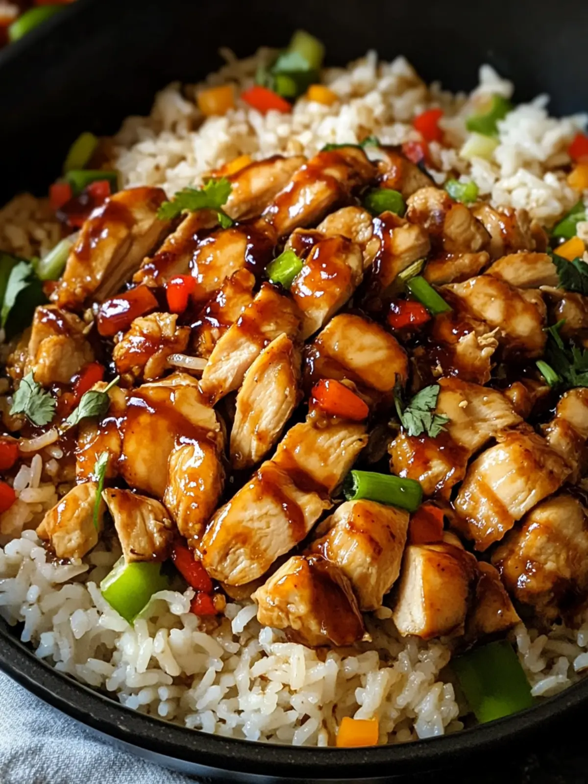 One-Pan Bold Honey BBQ Chicken Rice for Effortless Family Dinner 2 One-Pan Bold Honey BBQ Chicken Rice
