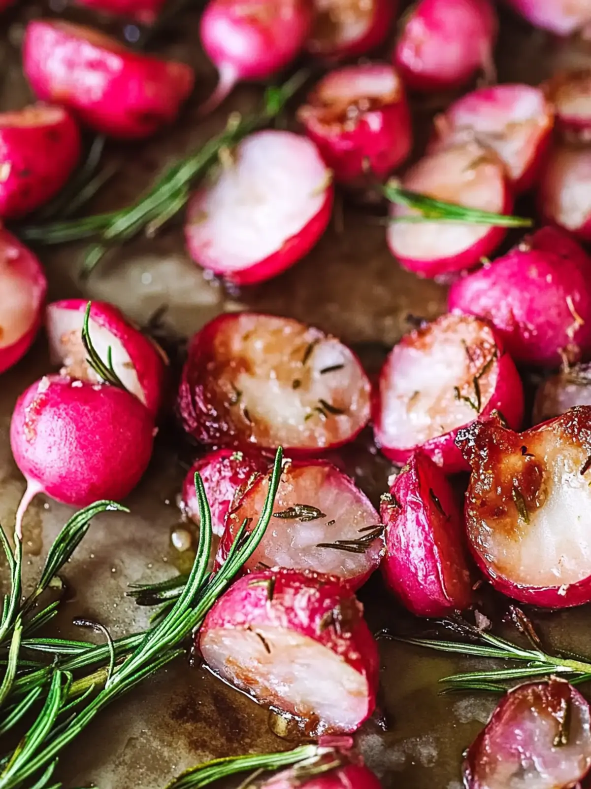 Smashed Rosemary Garlic Roasted Radishes Everyone Will Love 3 Smashed Rosemary Garlic Roasted Radishes