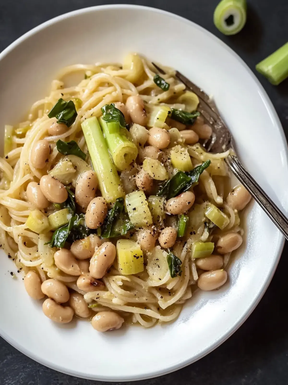 Miso Pasta Sauce with Cannellini Beans and Leeks Bliss 2 miso pasta sauce with cannellini beans and leeks