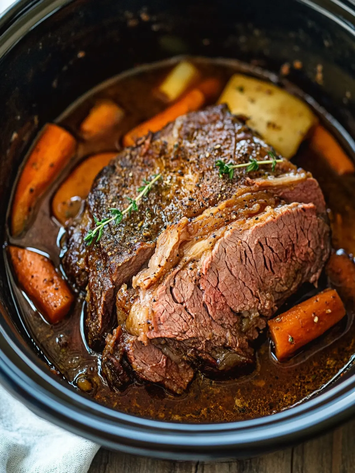 Tender Easy Crock Pot Beef Roast for Heartwarming Meals 2 Easy Crock Pot Beef Roast (Slow Cooker Pot Roast)