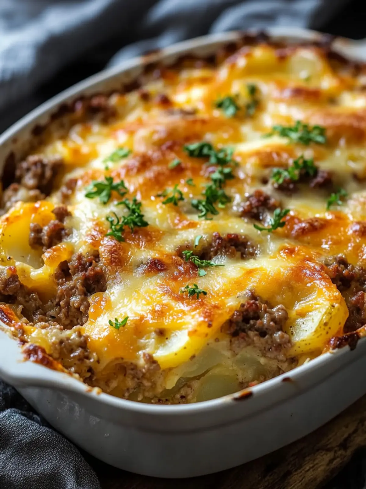Cheesy Hamburger Potato Casserole: Your Family’s New Comfort Meal 5 Cheesy Hamburger Potato Casserole
