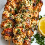 Savor Garlic Parmesan Chicken Skewers for Easy Home Grilling 8 Garlic Parmesan Chicken Skewers
