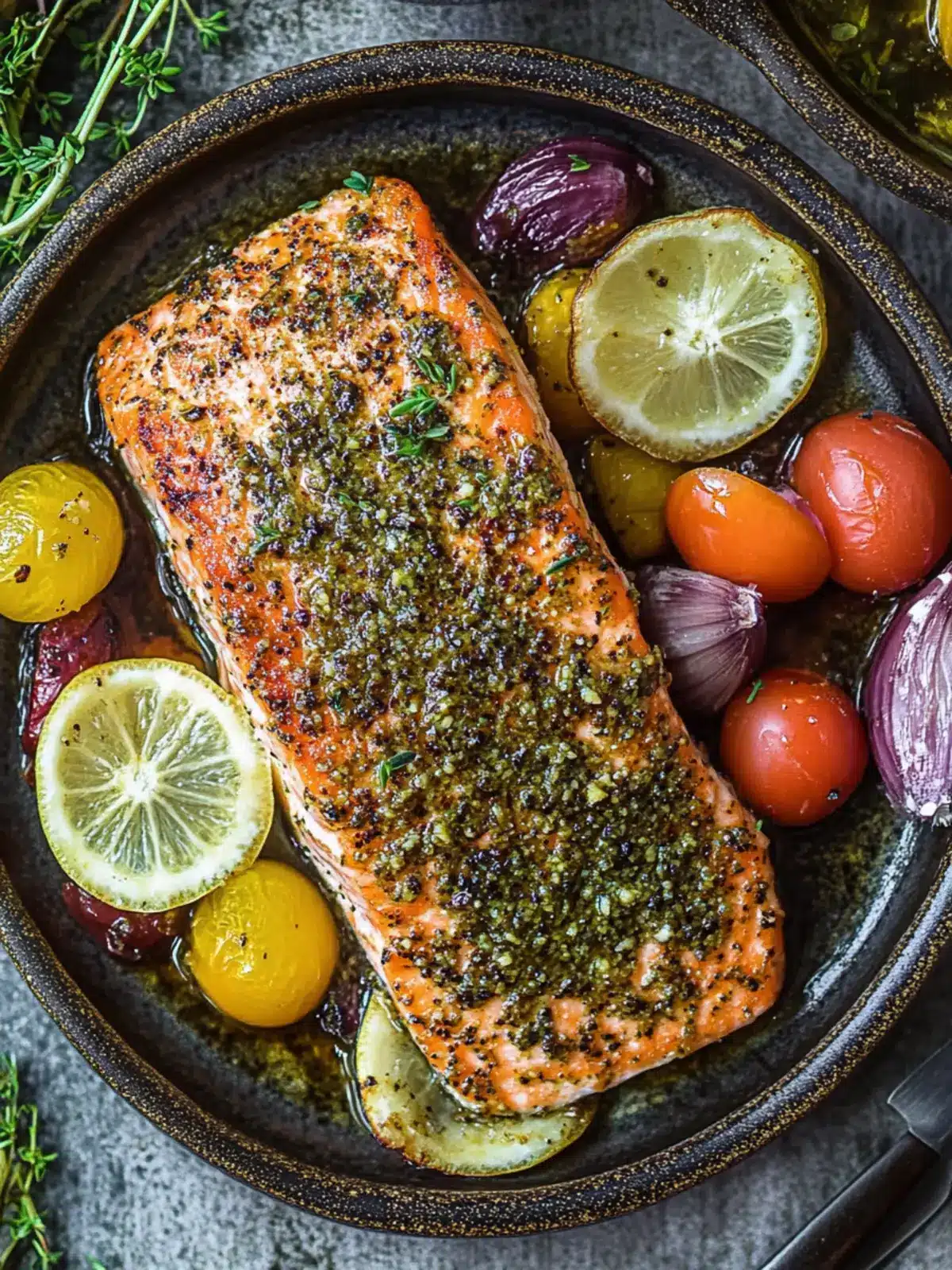 Savory Za’atar Garlic Salmon in 25 Minutes or Less 4 Za’atar Garlic Salmon