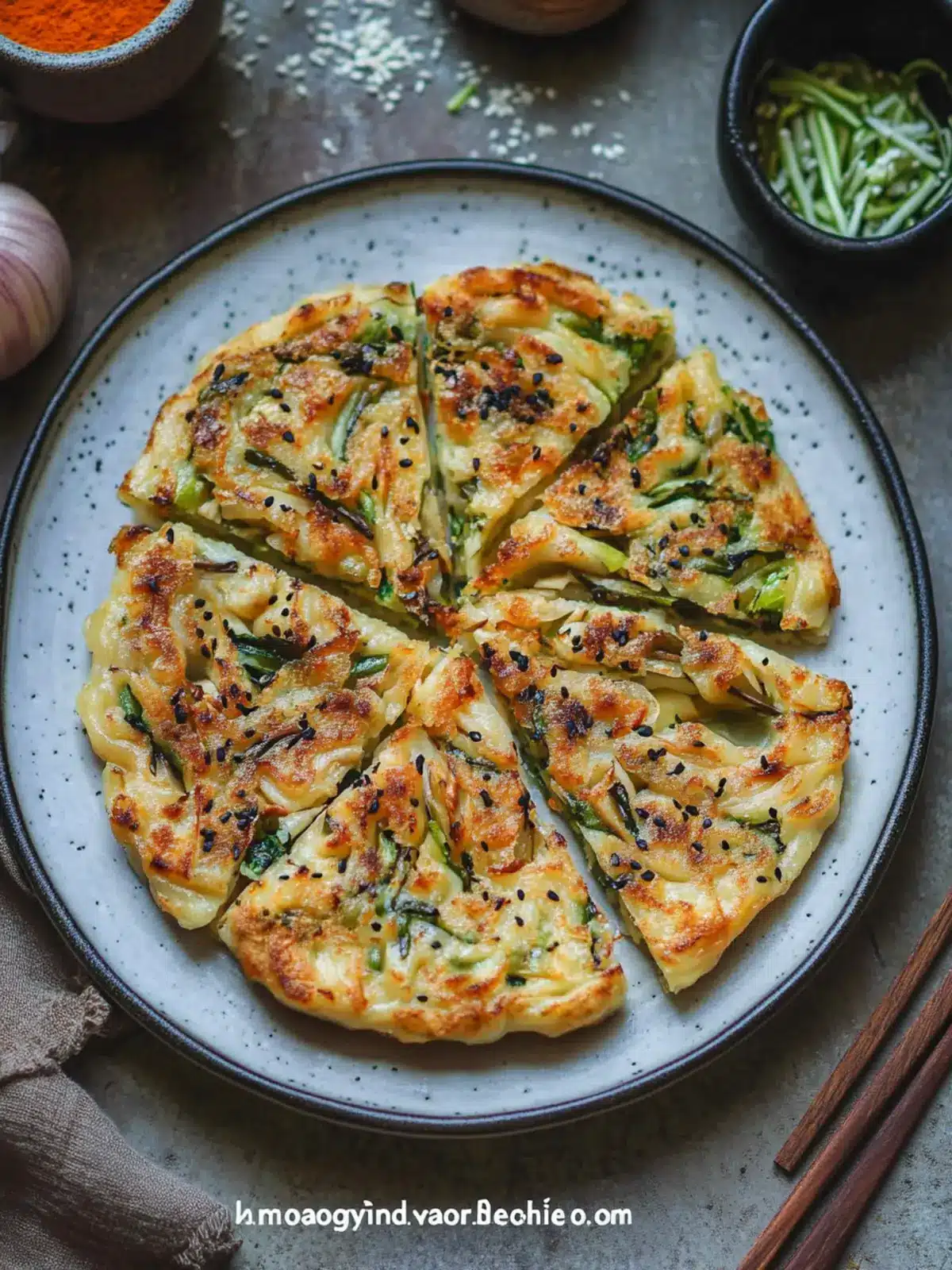 Crispy Vegan Yachaejeon: Your New Favorite Pancake Delight 5 Vegan Yachaejeon