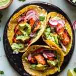 Savory Salmon Tacos with Creamy Avocado Crema Delight 7 Salmon Tacos with Avocado Crema