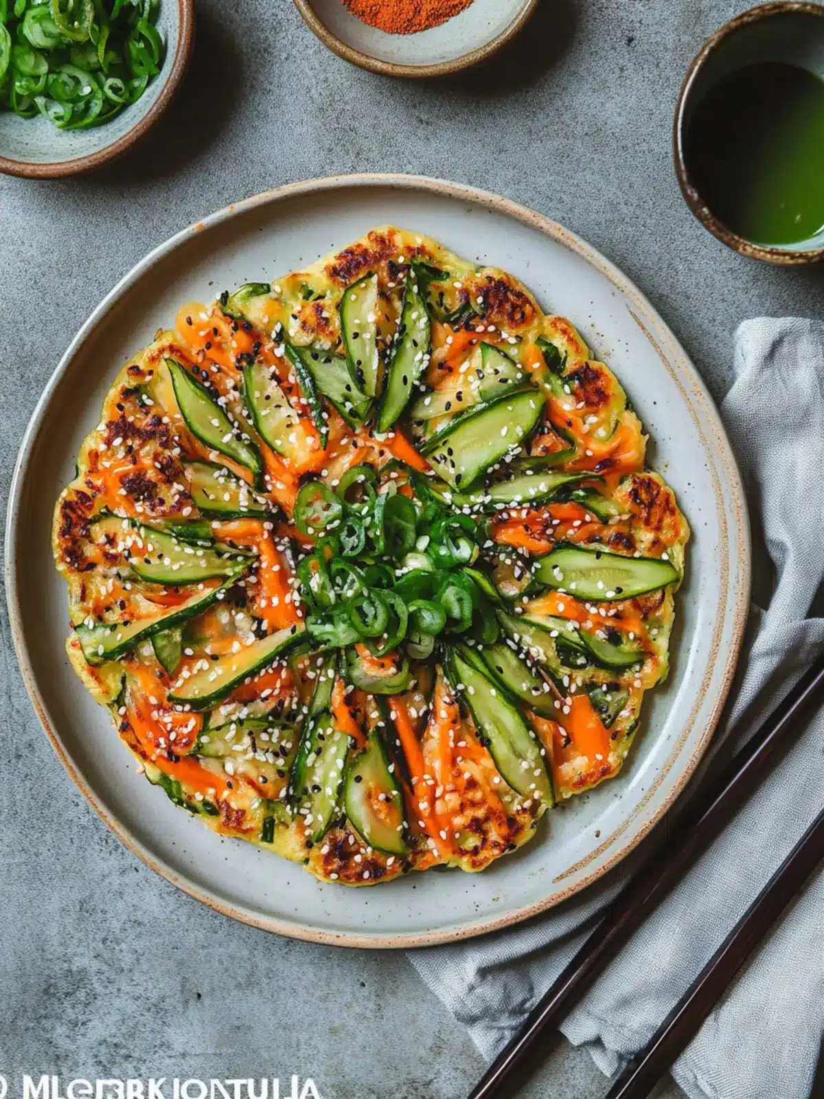 Crispy Vegan Yachaejeon: Your New Favorite Pancake Delight 3 Vegan Yachaejeon