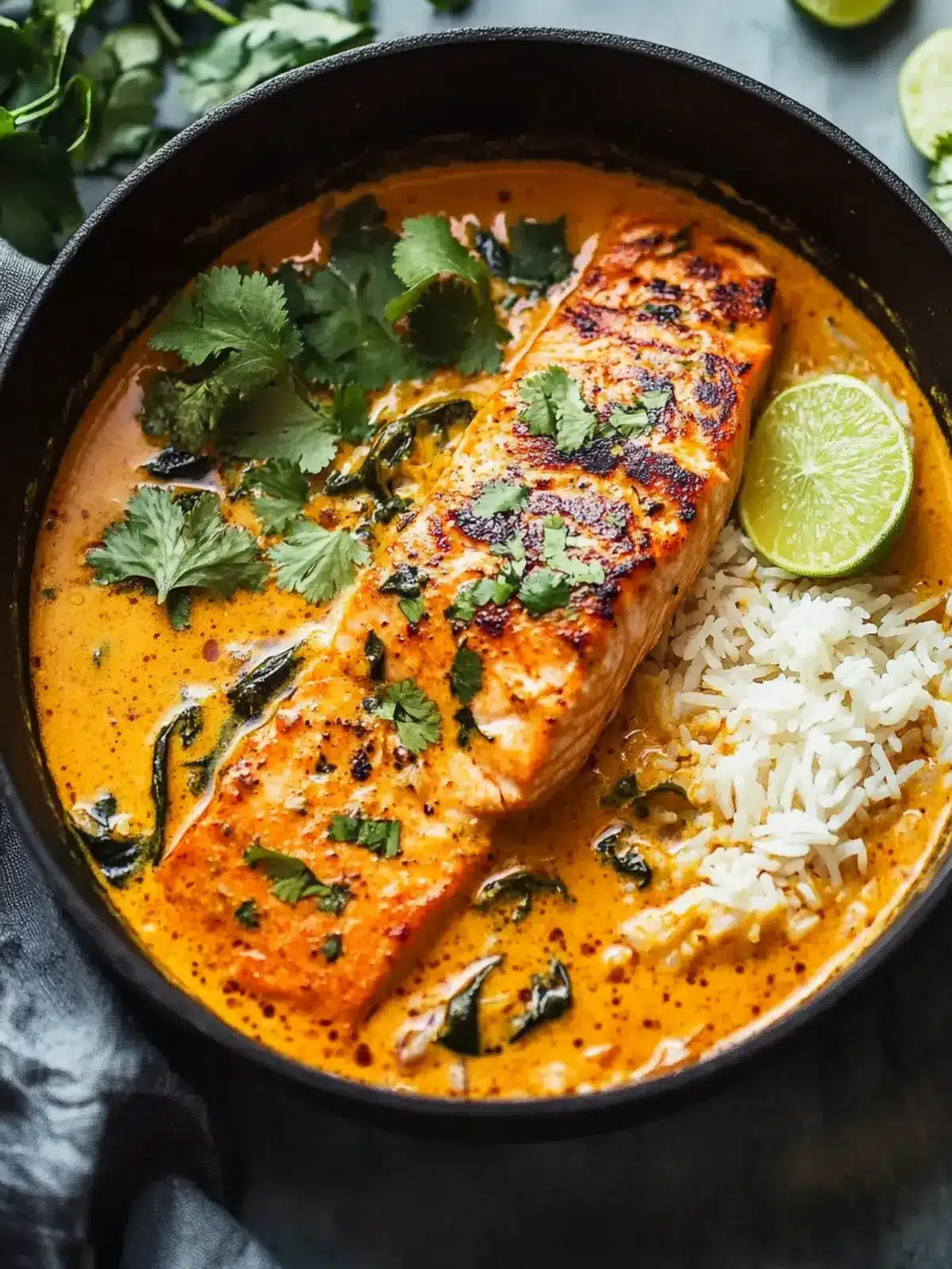 Salmon Coconut Curry: A Flavorful Thai Delight in Minutes 2 Salmon Coconut Curry