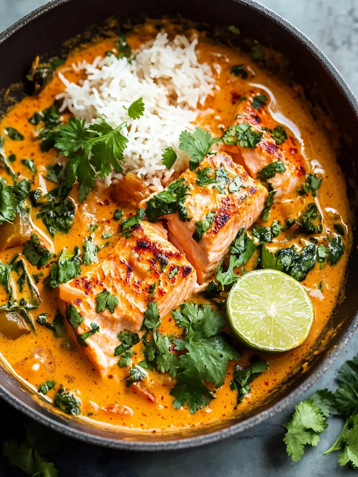 Salmon Coconut Curry: A Flavorful Thai Delight in Minutes 4 Salmon Coconut Curry