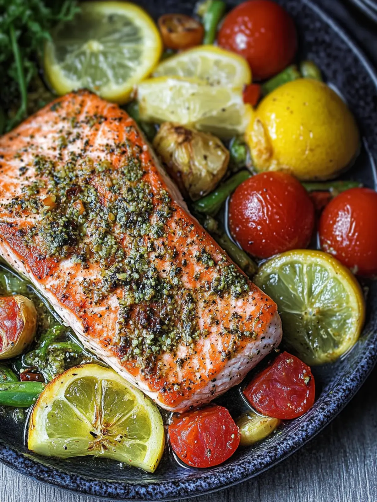 Savory Za’atar Garlic Salmon in 25 Minutes or Less 5 Za’atar Garlic Salmon