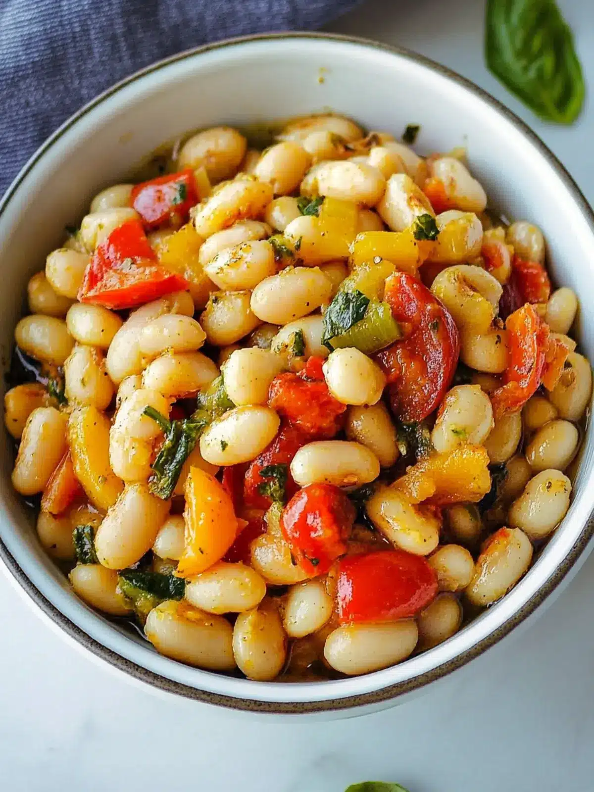 Greek Style Roasted White Beans with Vibrant Veggies Delight 5 Greek Style Roasted White Beans with Vegetables