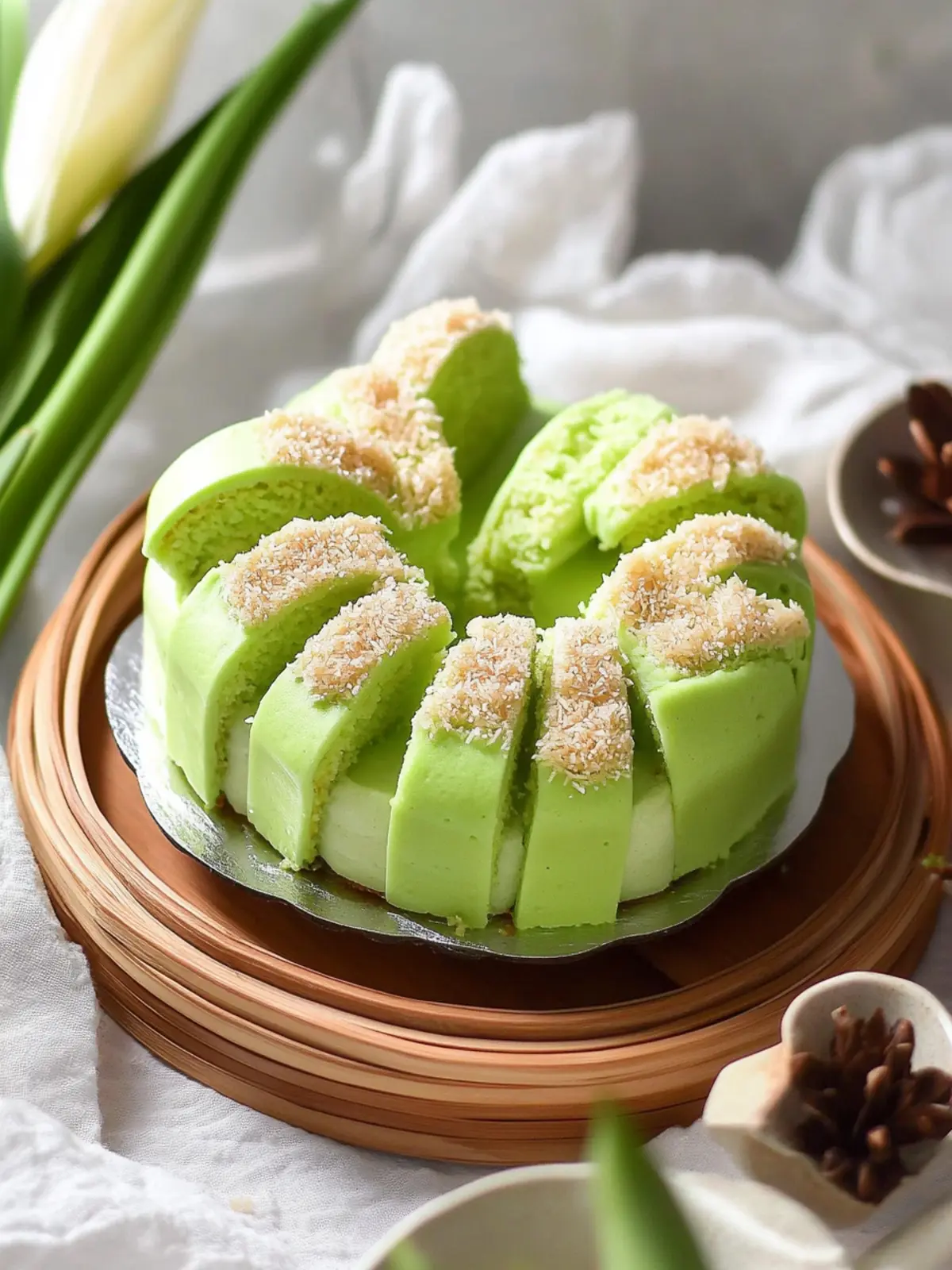 Fluffy Pandan Pukis Cake: A Coconut Delight You’ll Love 4 Pandan Pukis Cake