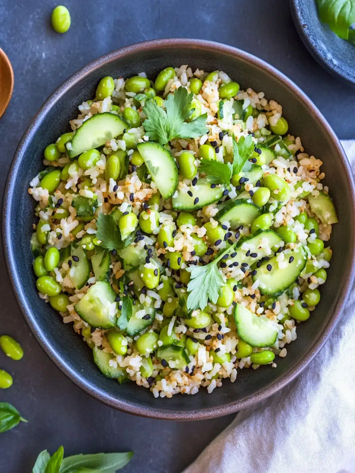 Crisp Cucumber Edamame Rice Salad for Effortless Health 2 Cucumber Edamame Rice Salad