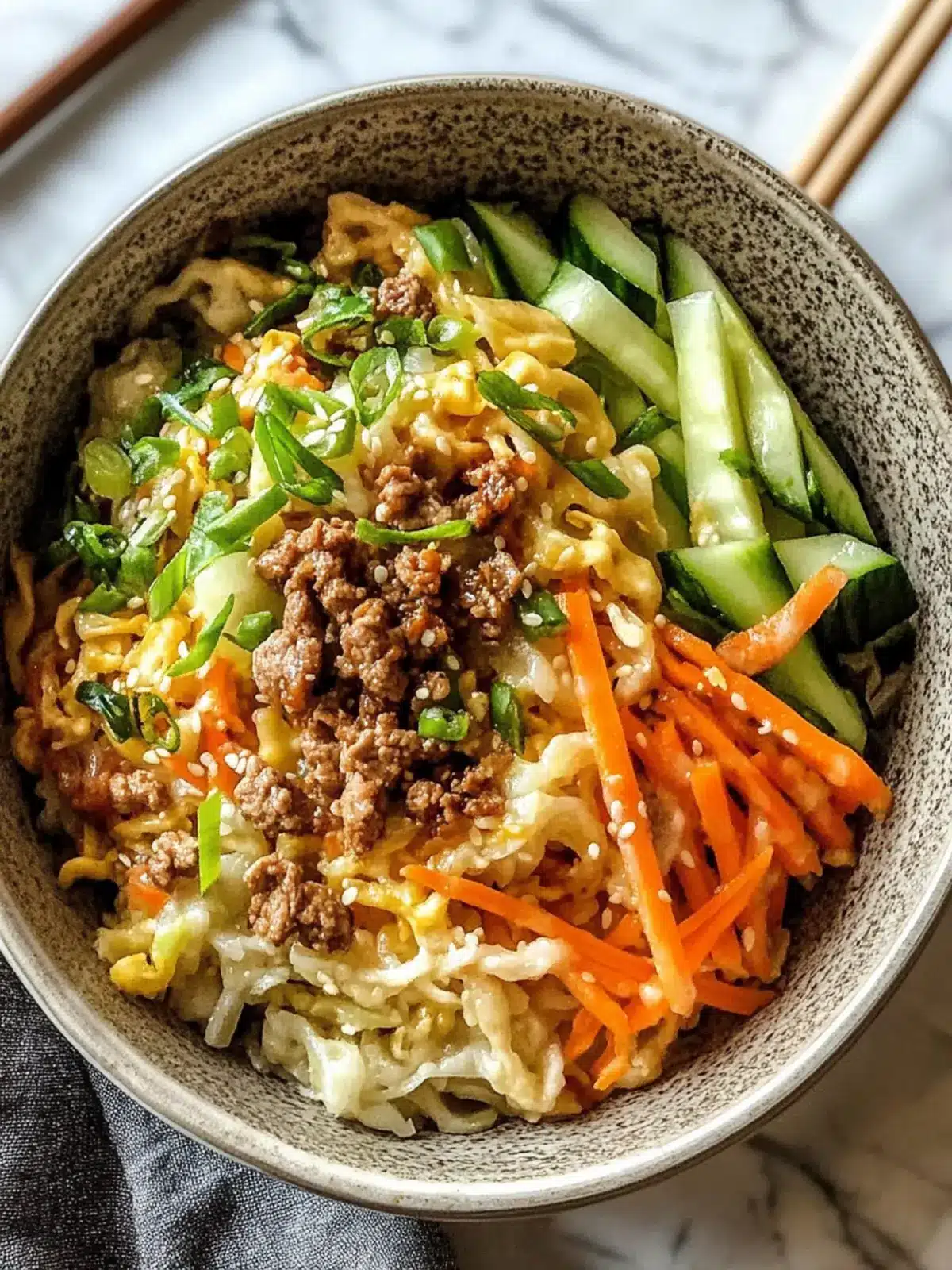 Savory Egg Roll in a Bowl for Quick, Healthy Dinners 3 Egg Roll in a Bowl