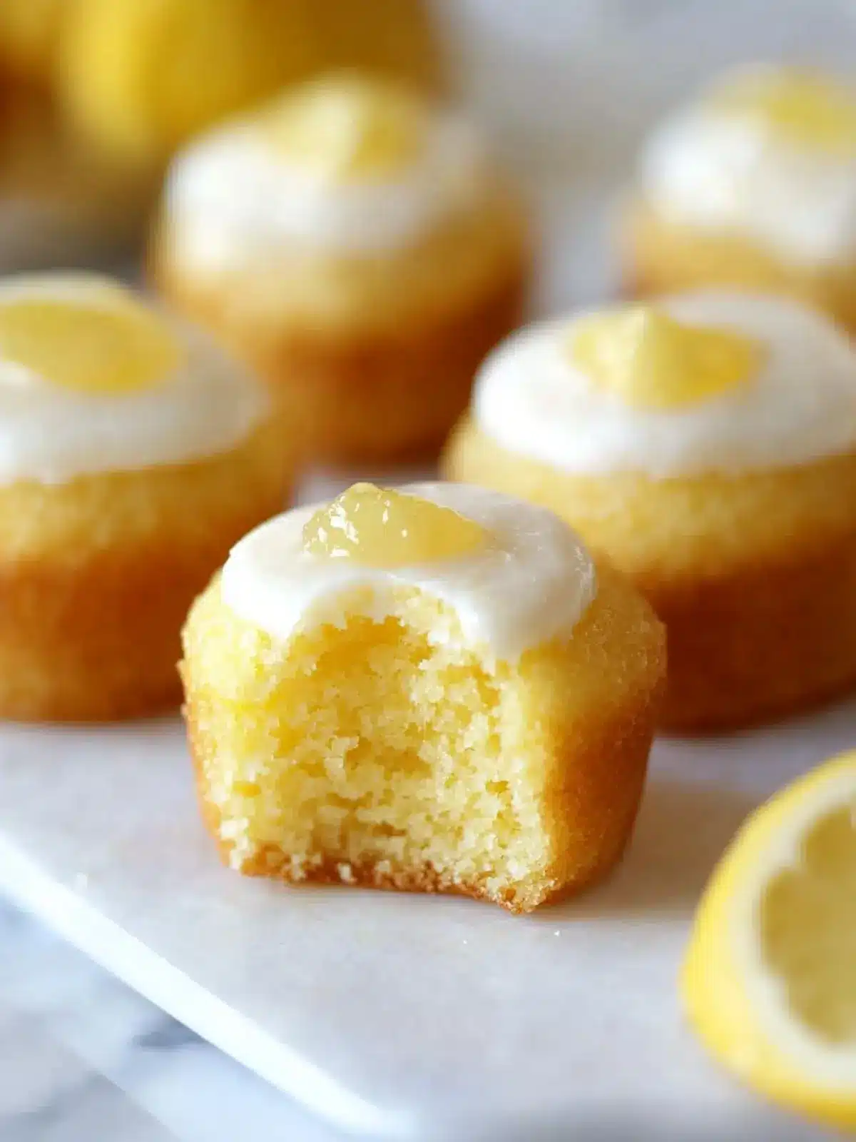 Deliciously Sweet Mini Lemon Drop Cakes You’ll Love 2 MINI LEMON DROP CAKES