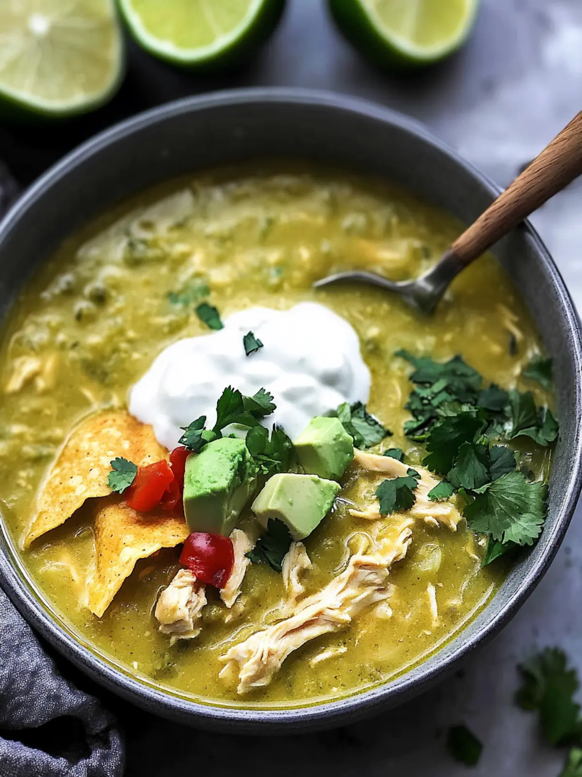 Cozy Up with Green Enchiladas Chicken Soup – Low-Carb Delight 4 Green Enchiladas Chicken Soup