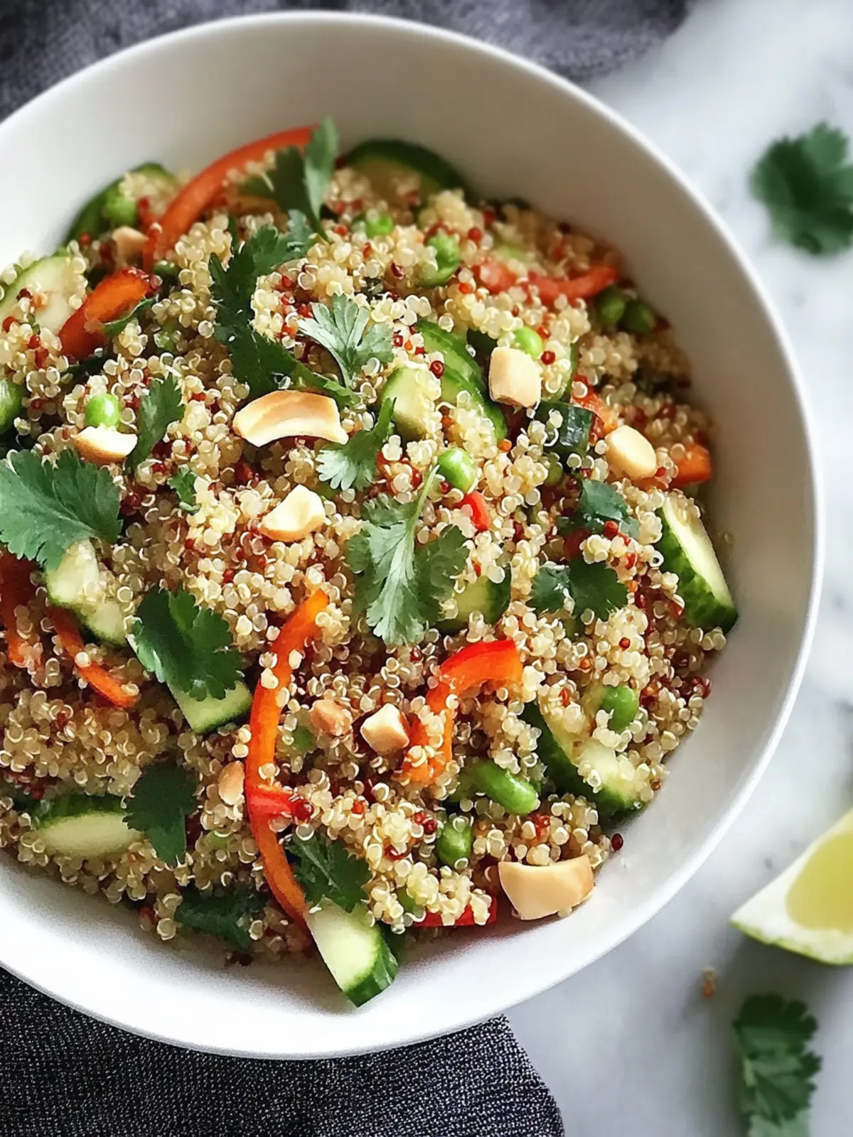 Elevate Your Day with Thai Quinoa Crunch Salad Bliss 2 Thai Quinoa Crunch Salad