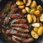 Savor Garlic Butter Steak and Potatoes Skillet in 30 Minutes 10 Garlic Butter Steak and Potatoes Skillet