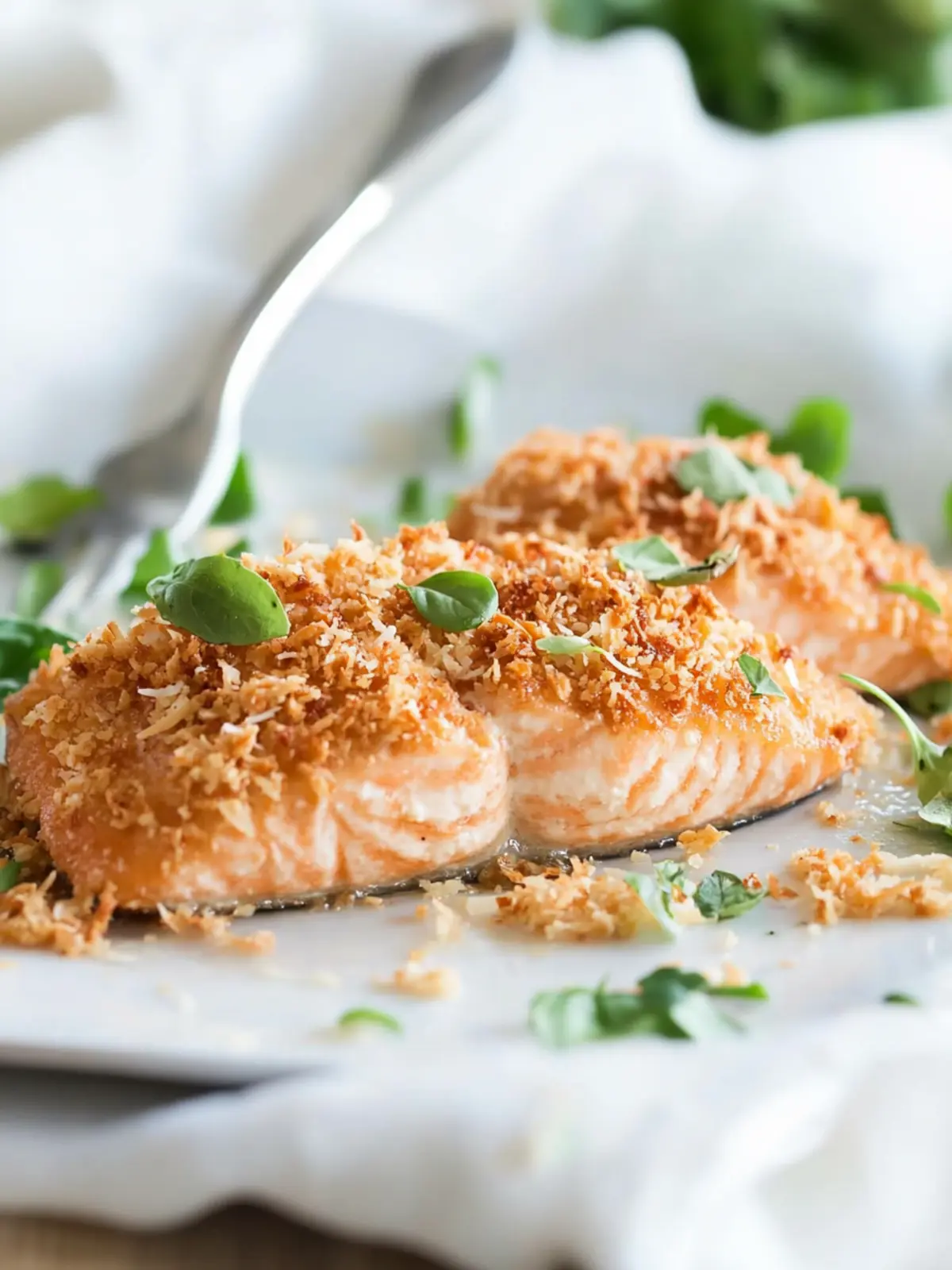 Coconut Crusted Salmon: Quick, Crispy Delight for Dinner 5 Coconut Crusted Salmon