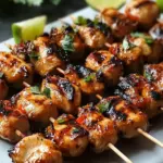 Tropical Grilled Thai Coconut Chicken Skewers for Easy Feasting 6 Tropical Grilled Thai Coconut Chicken Skewers